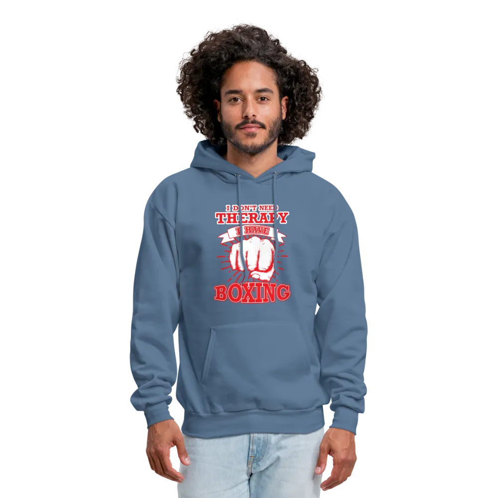 I Don't Need Therapy I Have Boxing Men's Hoodie