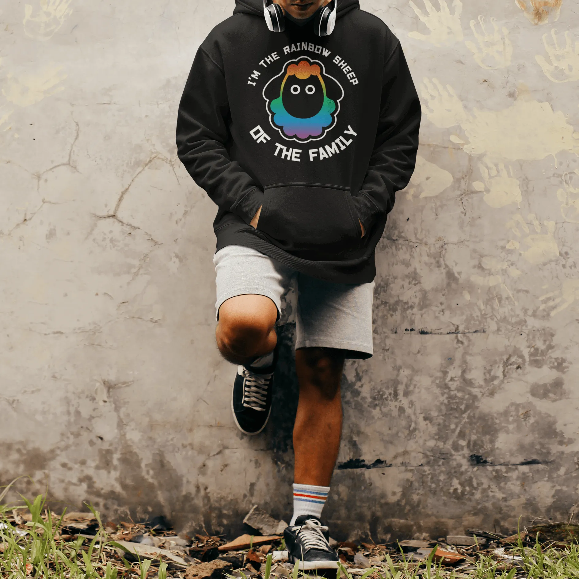 I'm The Rainbow Sheep Of The Family | LGBT  Merch | Unisex Pride Hoodie