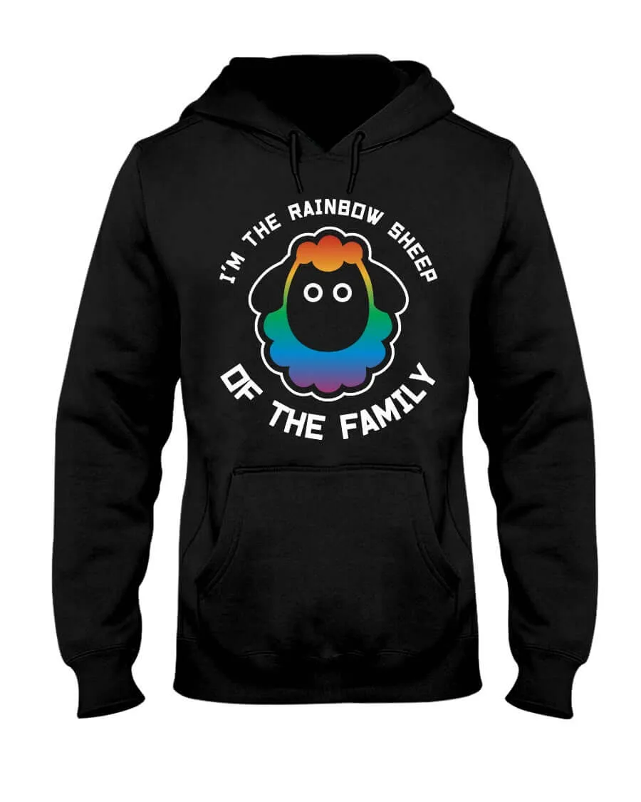 I'm The Rainbow Sheep Of The Family | LGBT  Merch | Unisex Pride Hoodie
