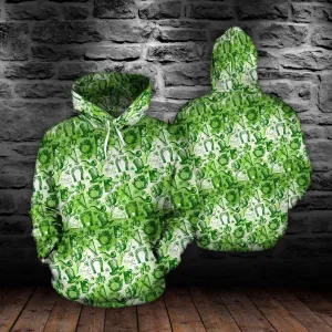 Irish Pattern Draw Full Hoodie St.Patrick's Day 3D All Over Print Shirt
