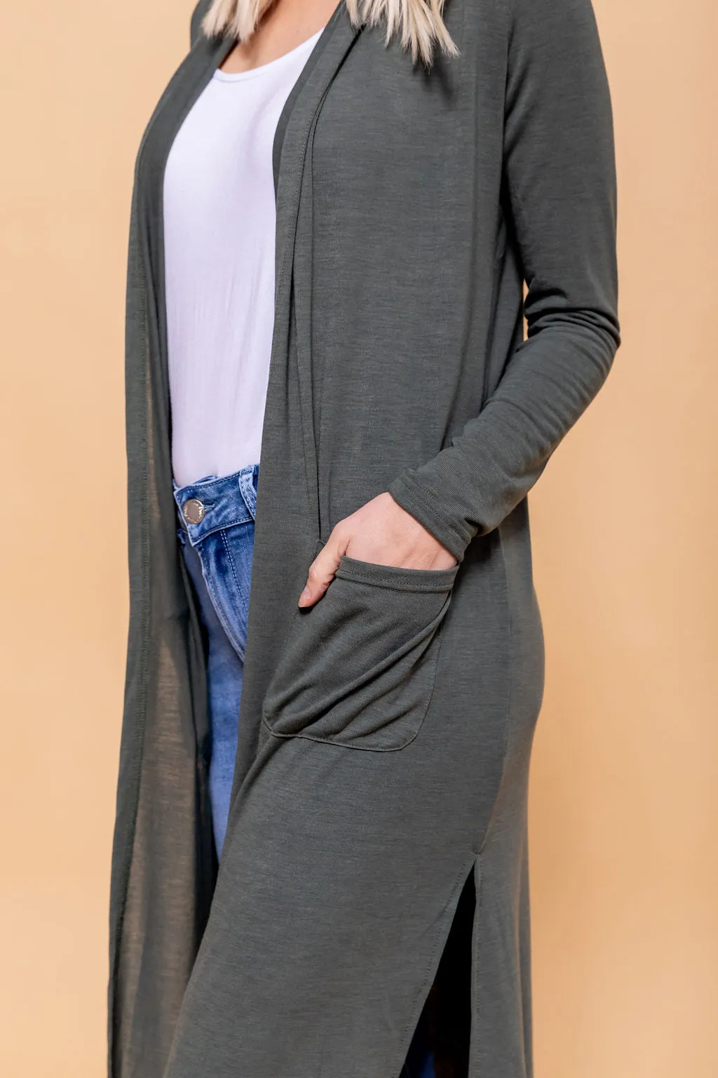 Jane Cardigan in Khaki