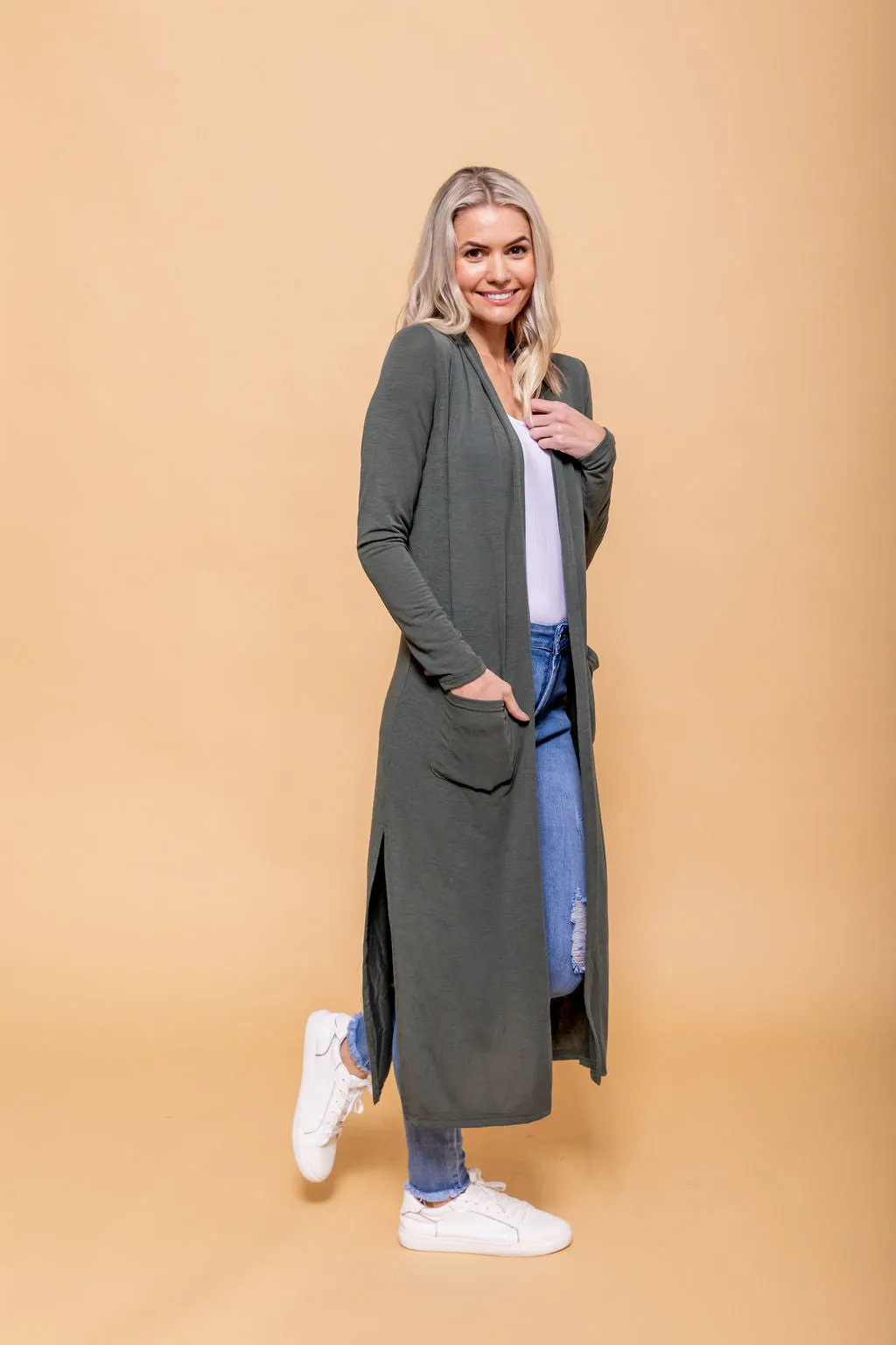 Jane Cardigan in Khaki