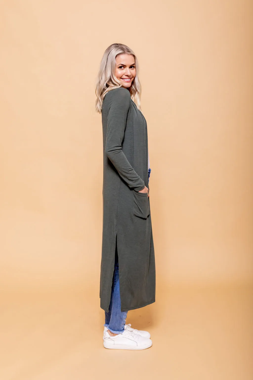 Jane Cardigan in Khaki