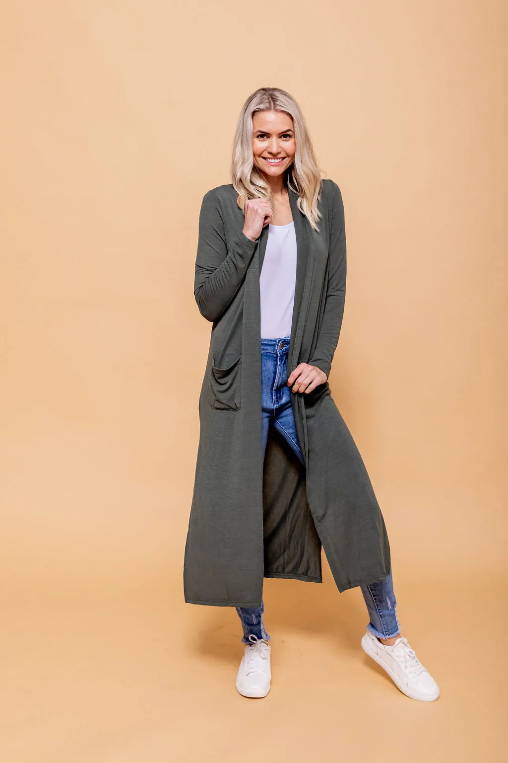 Jane Cardigan in Khaki