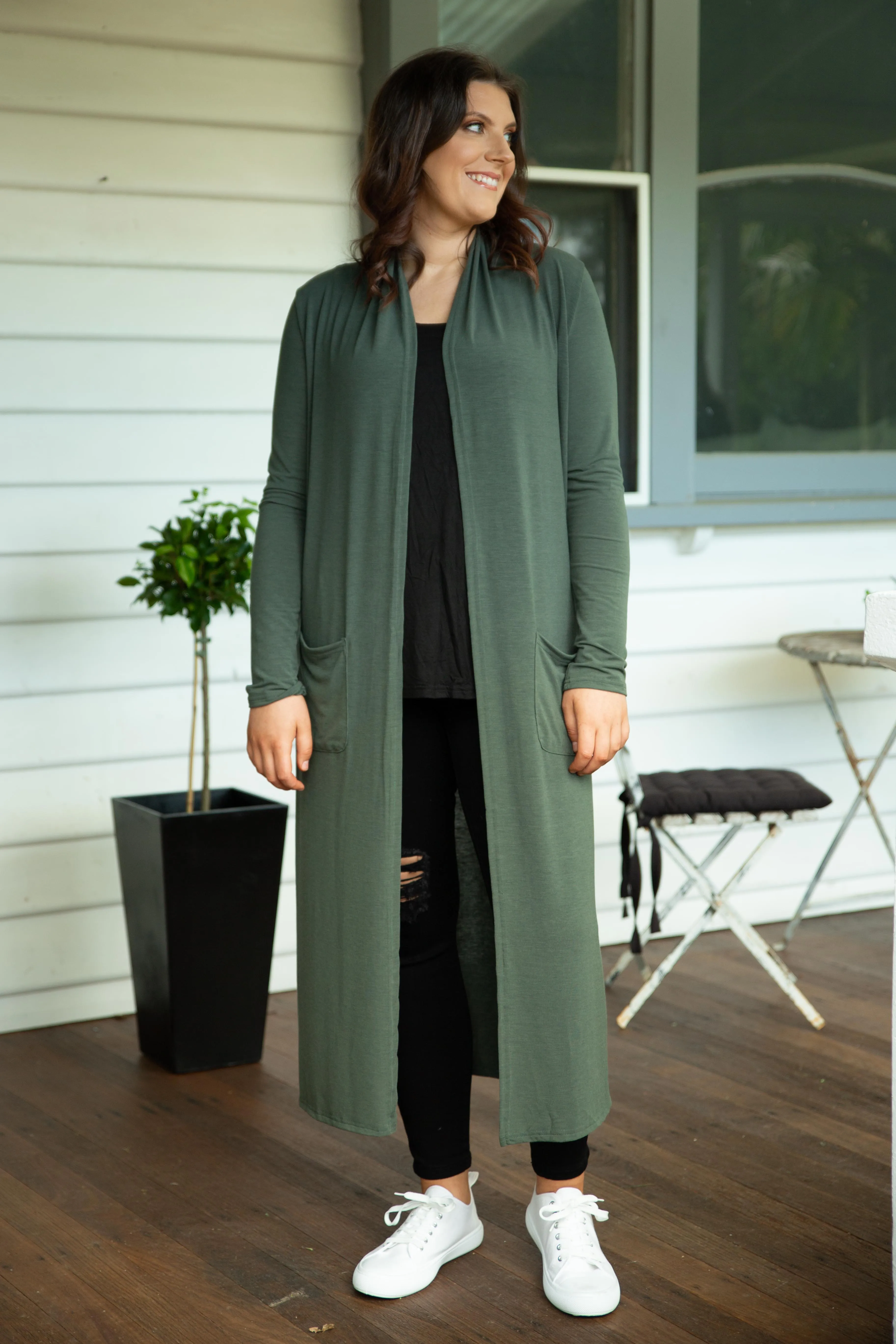 Jane Cardigan in Khaki