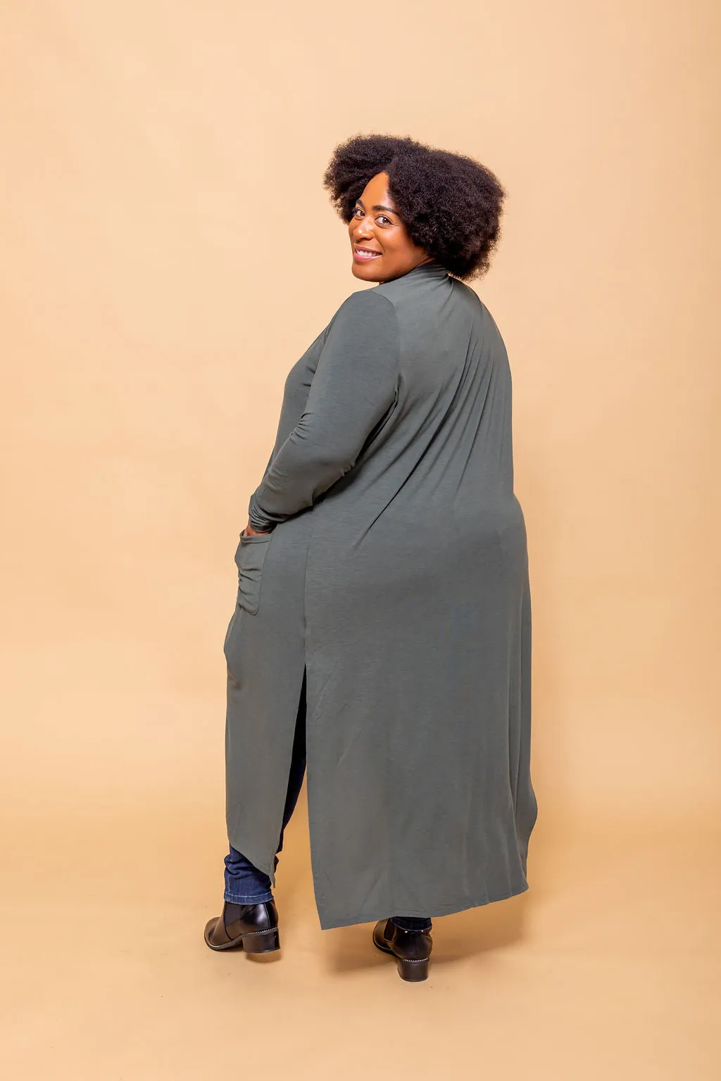 Jane Cardigan in Khaki