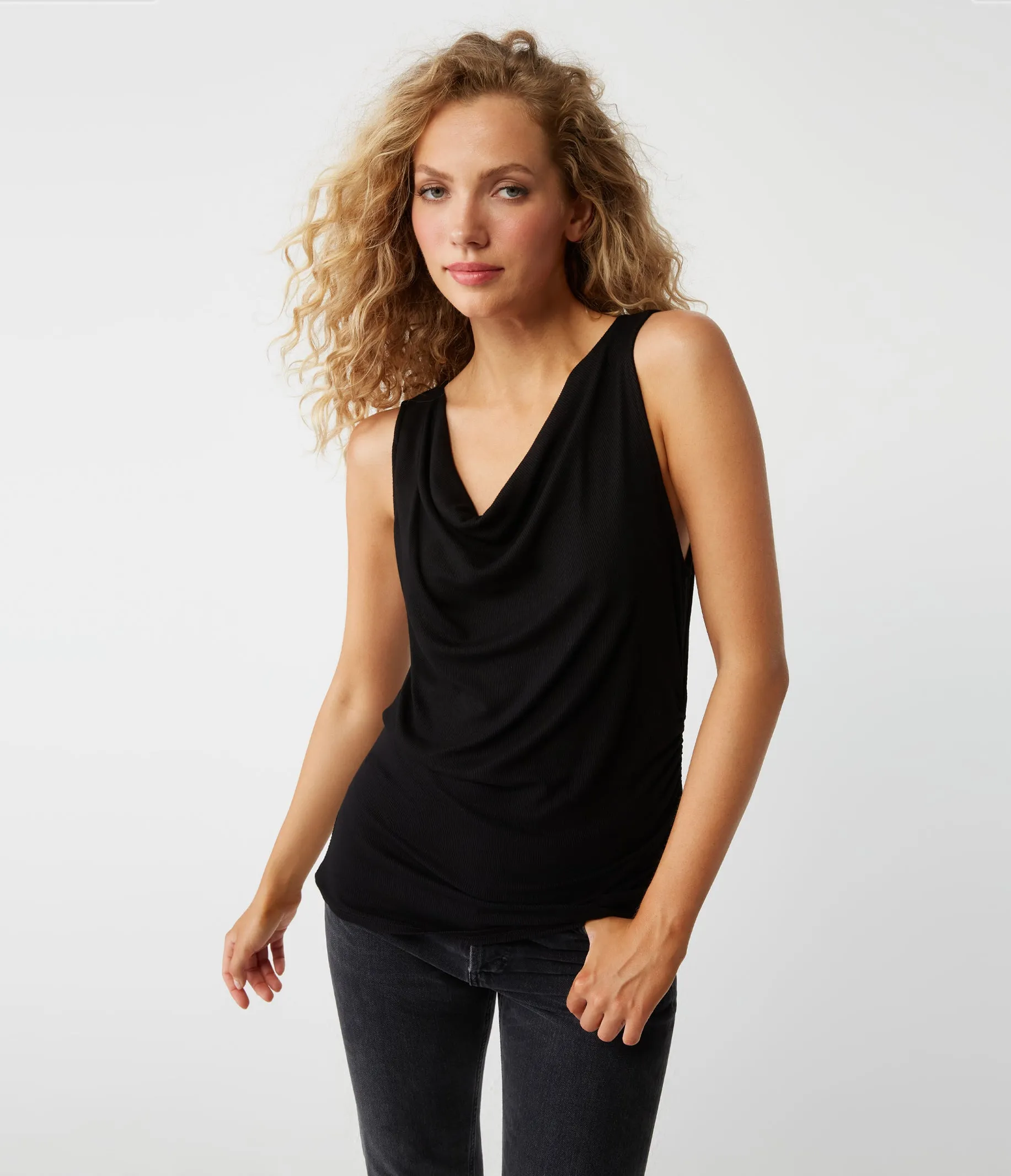 Jeanette Cowl Neck Tank