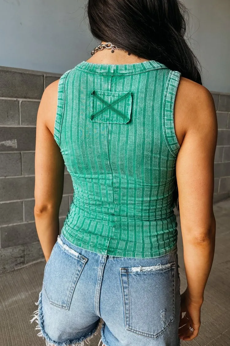Josie Tank - Kelly Green
