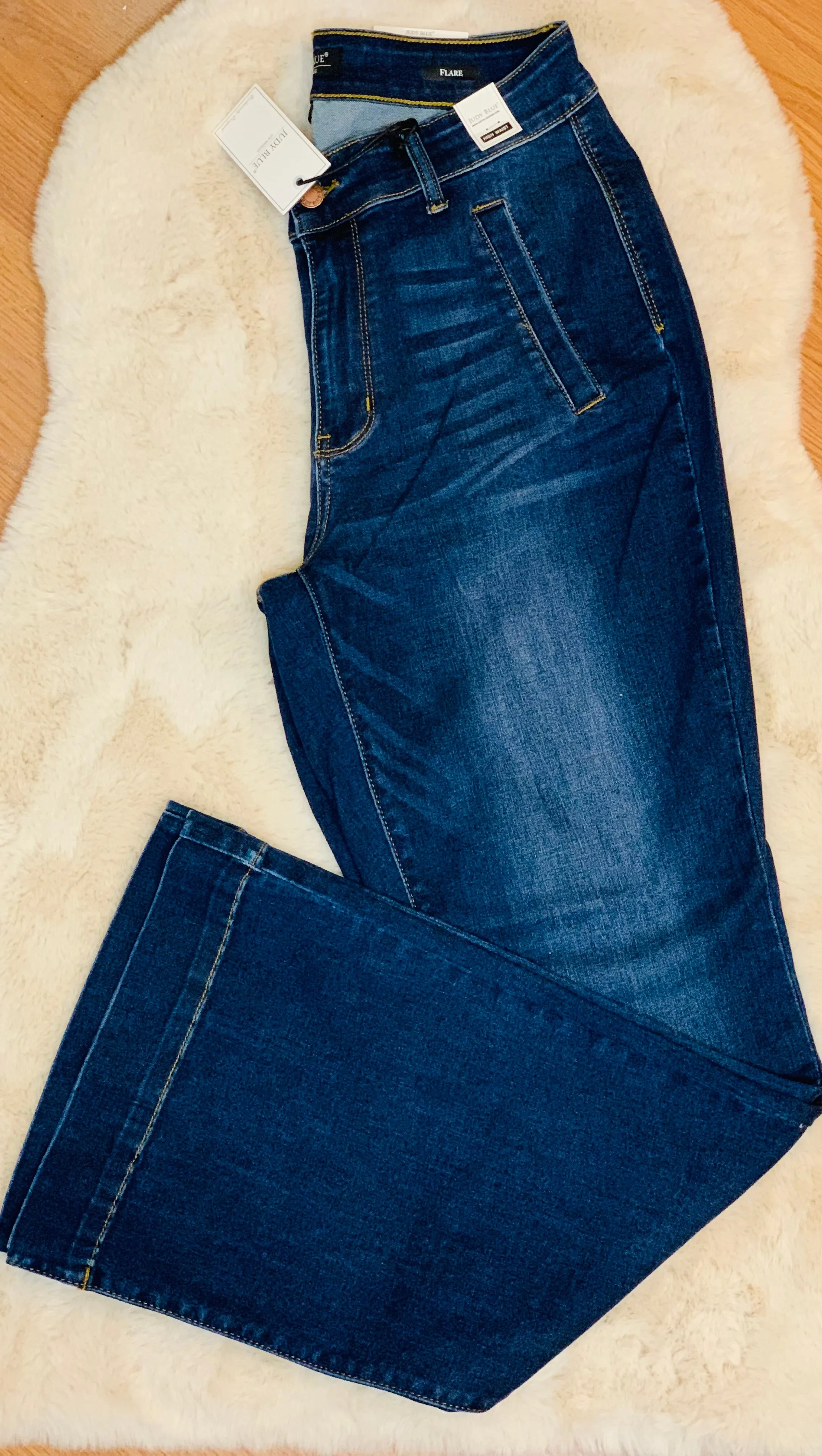 JUDY BLUE HIGH WAIST FLARE JEANS