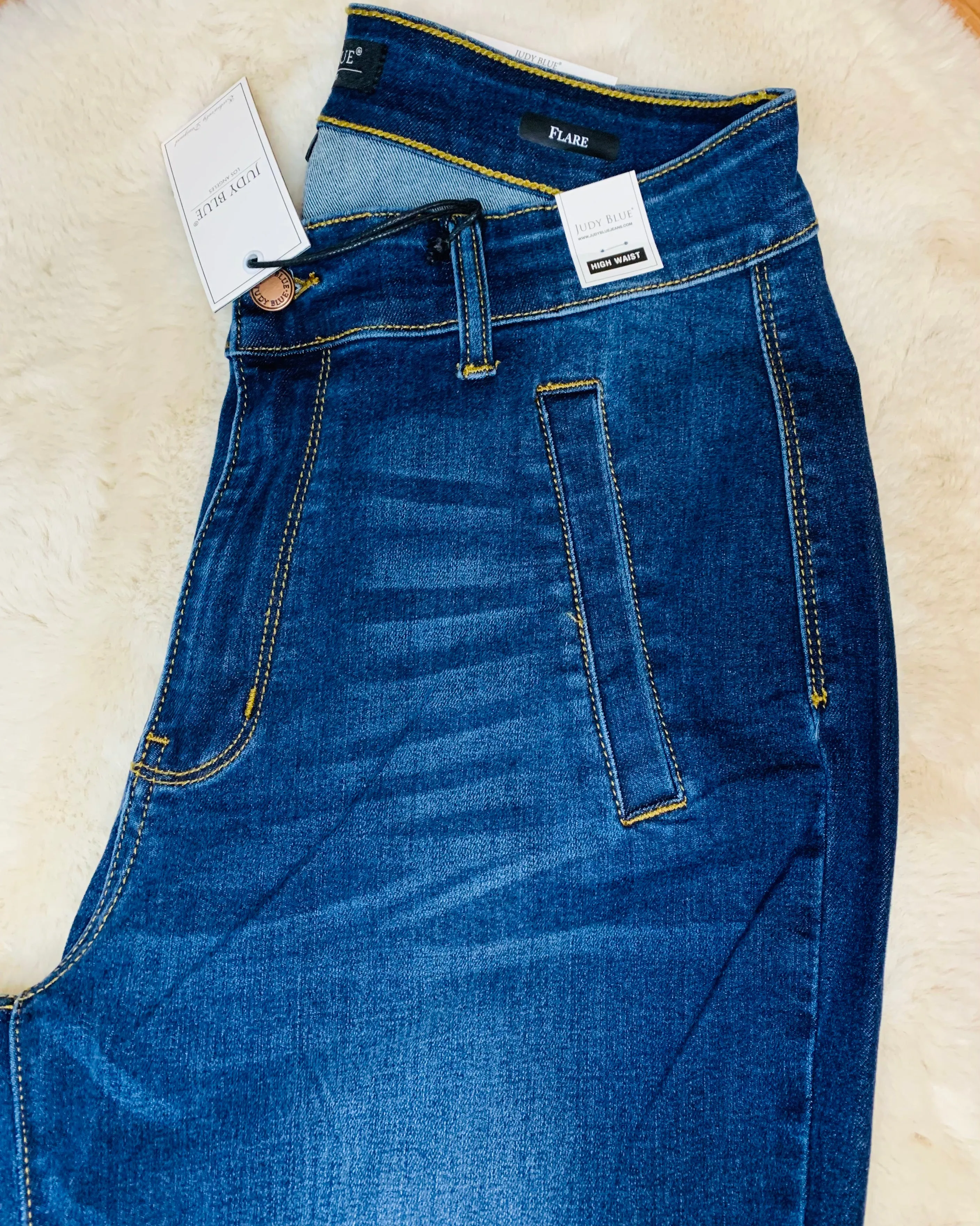 JUDY BLUE HIGH WAIST FLARE JEANS