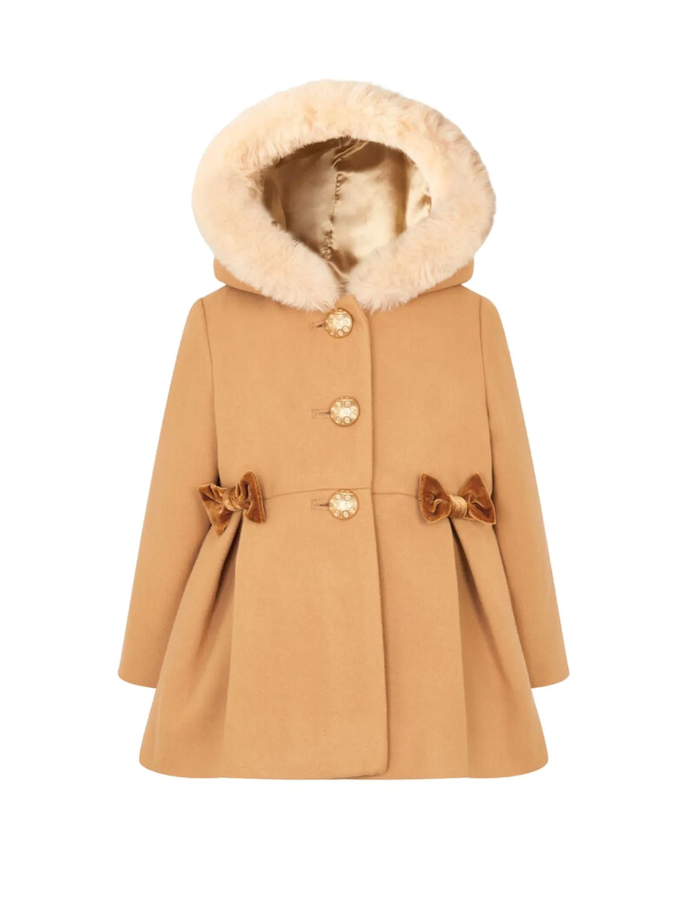 Julianne Caramel Trench Coat