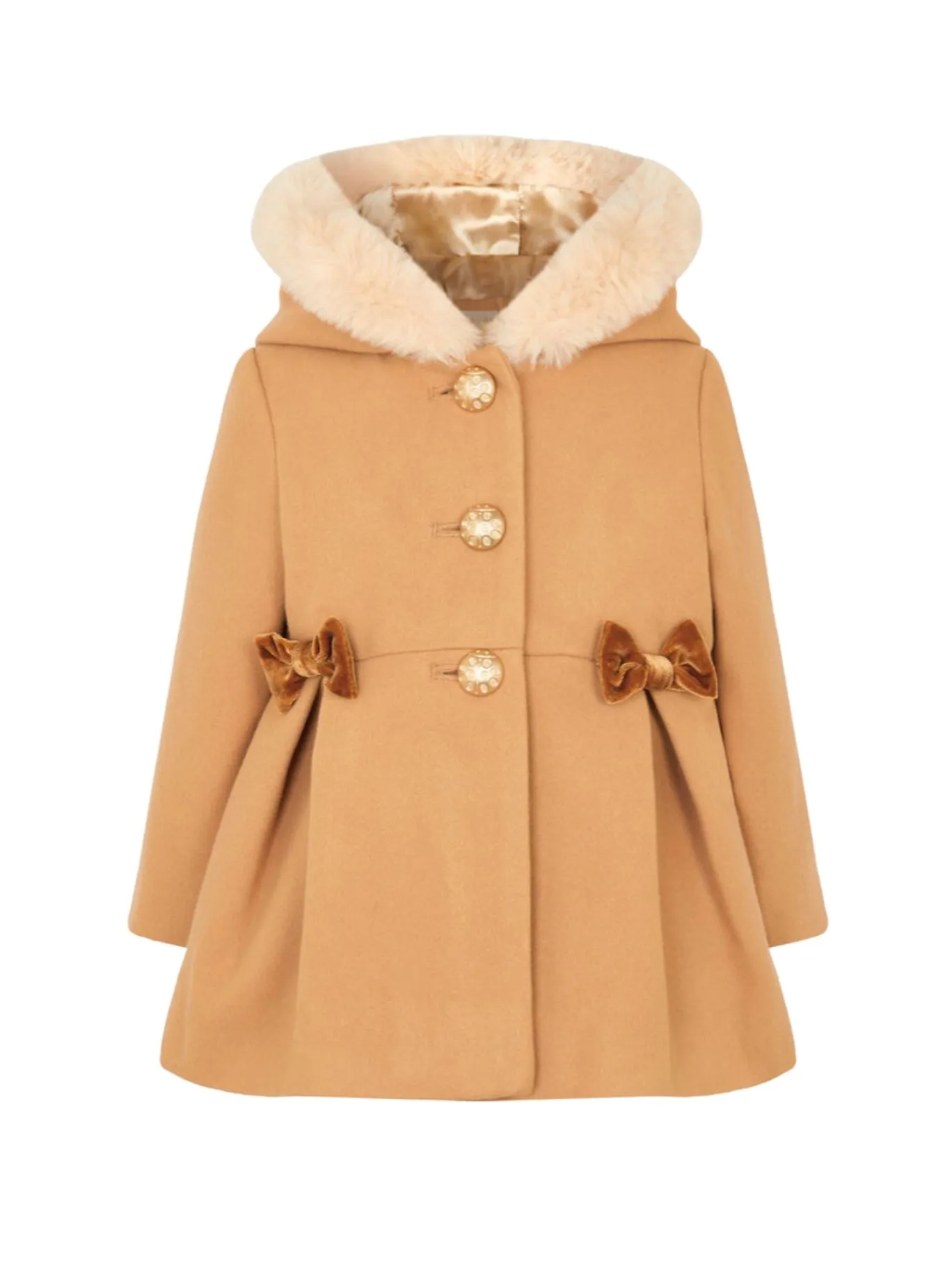 Julianne Caramel Trench Coat