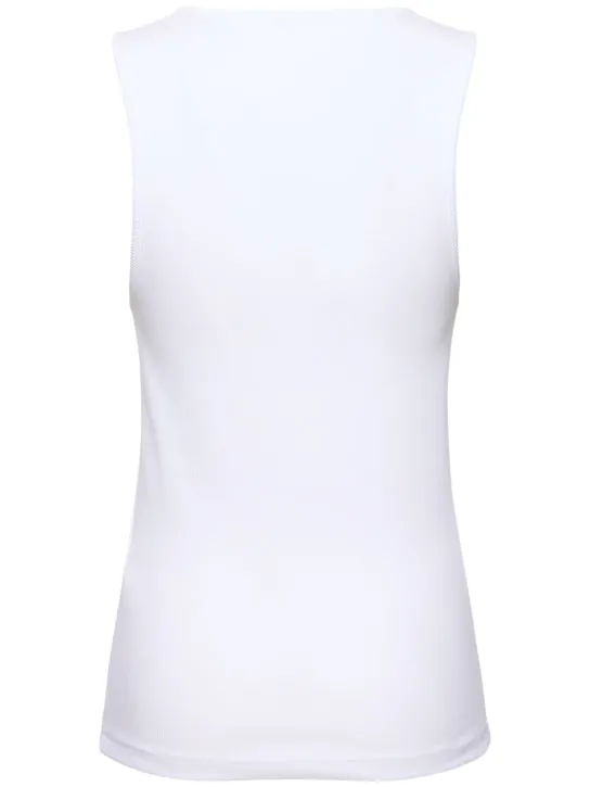 JW Anderson   Anchor logo stretch cotton tank top 