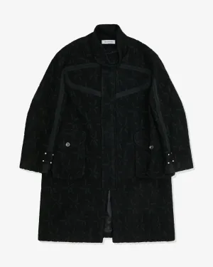 Kiko Kostadinov - Men's Margutta Overcoat - (Black)