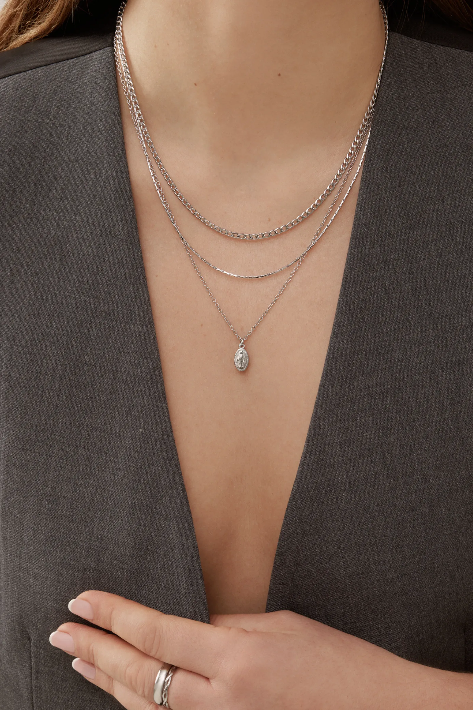 Kira Necklace - Silver