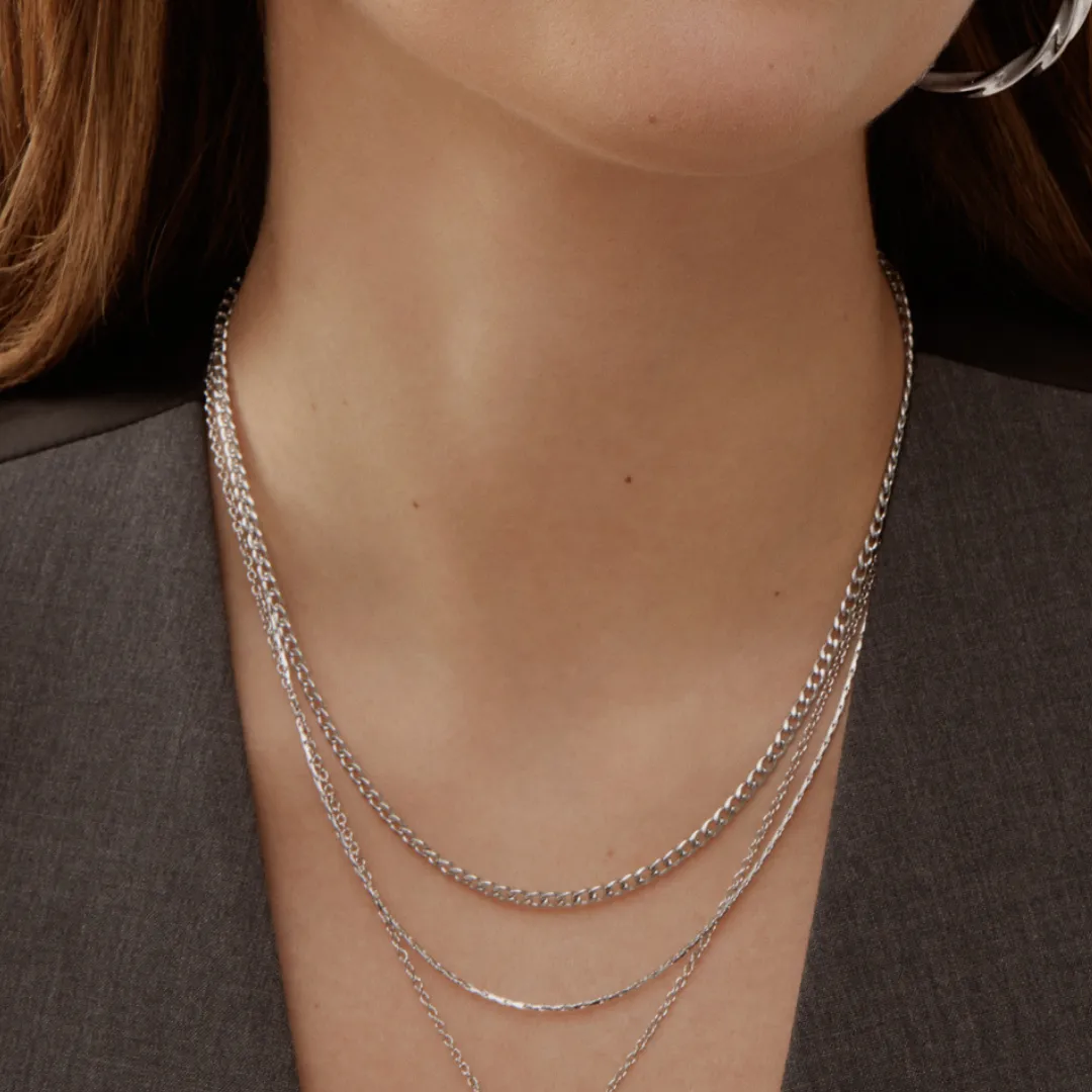 Kira Necklace - Silver