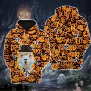 Lhama Halloween 3D Hoodie Pumpkin Autumn Pattern