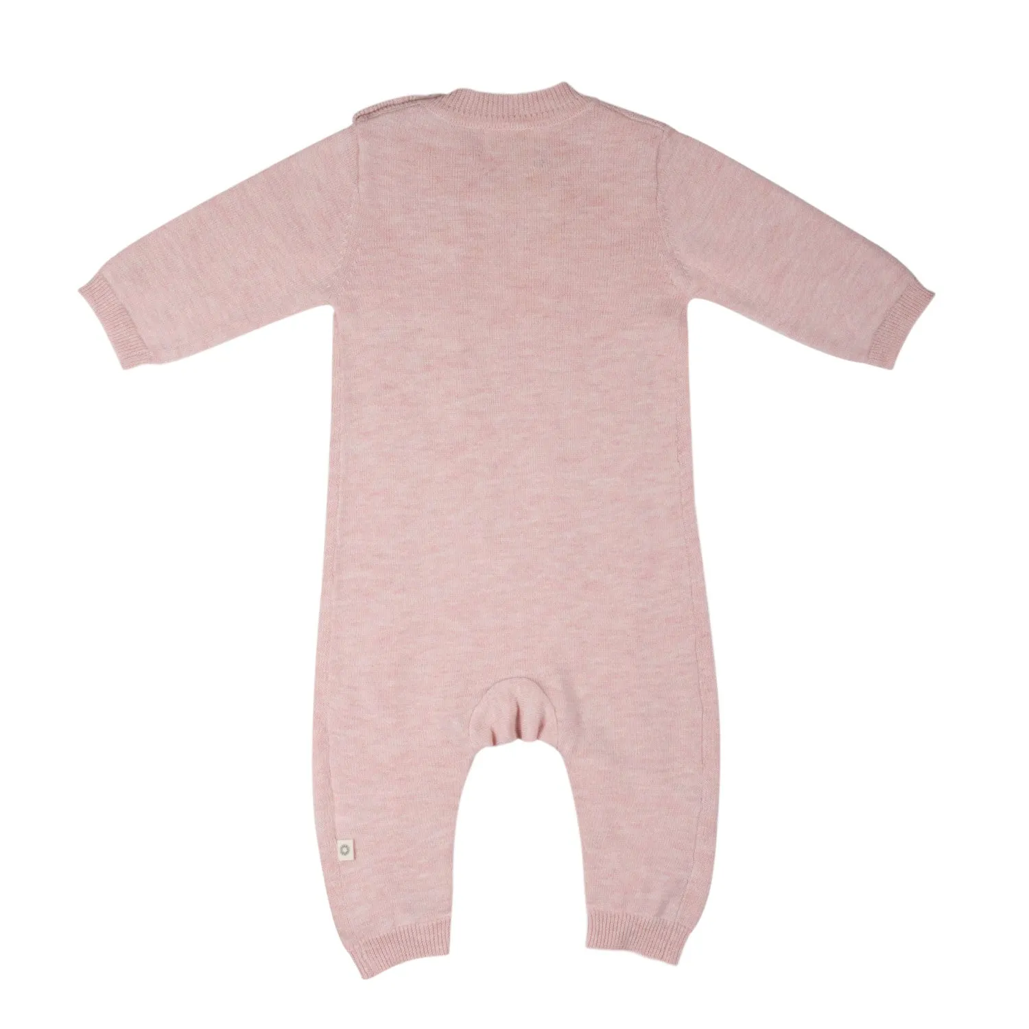 Lightweight Cable Onesie - Blush Pink