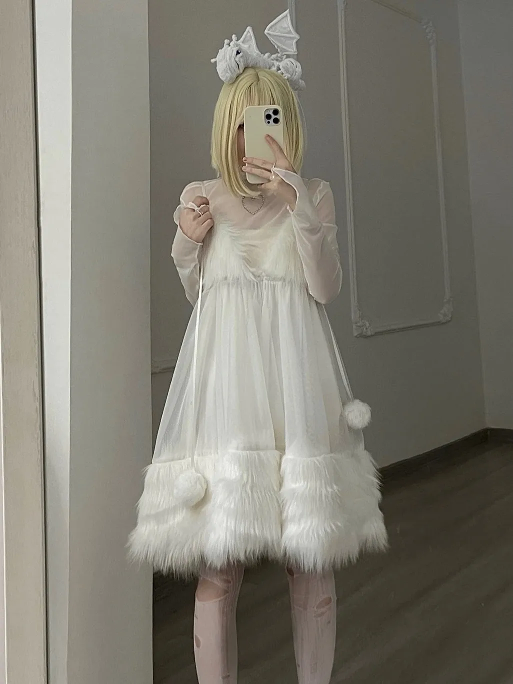 [Limited Edition NoLolita] Fine Snow Dress