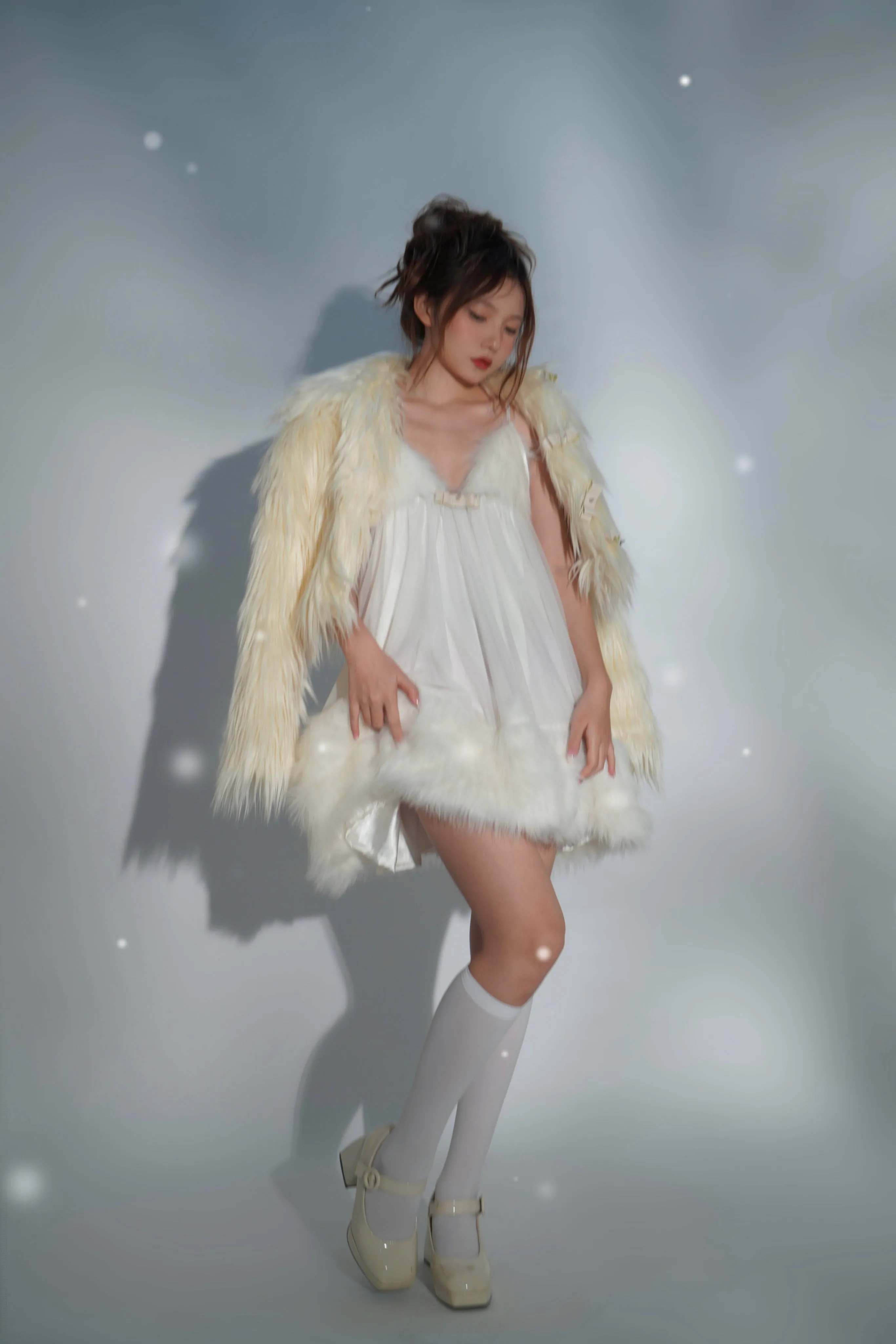 [Limited Edition NoLolita] Fine Snow Dress