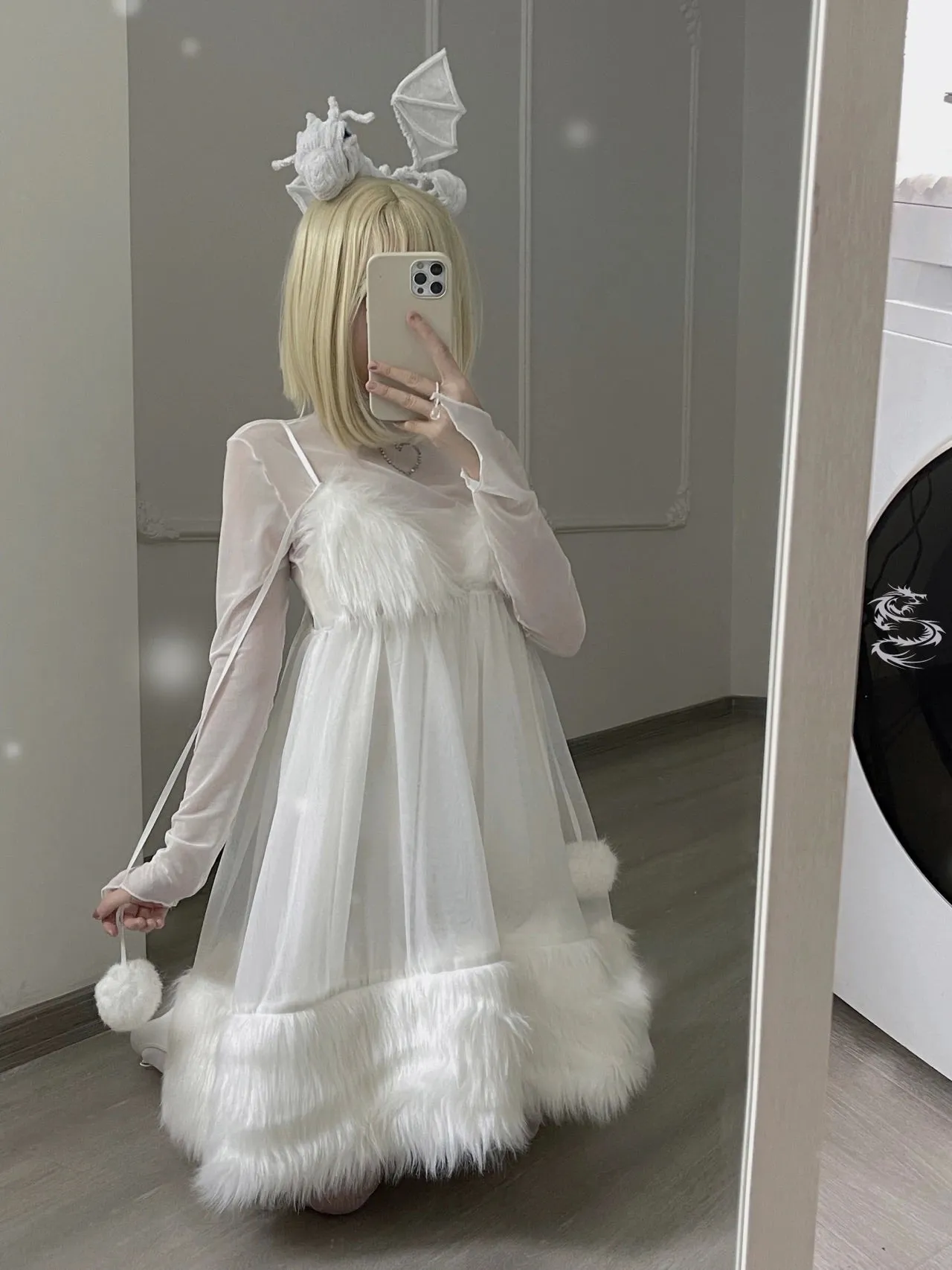 [Limited Edition NoLolita] Fine Snow Dress