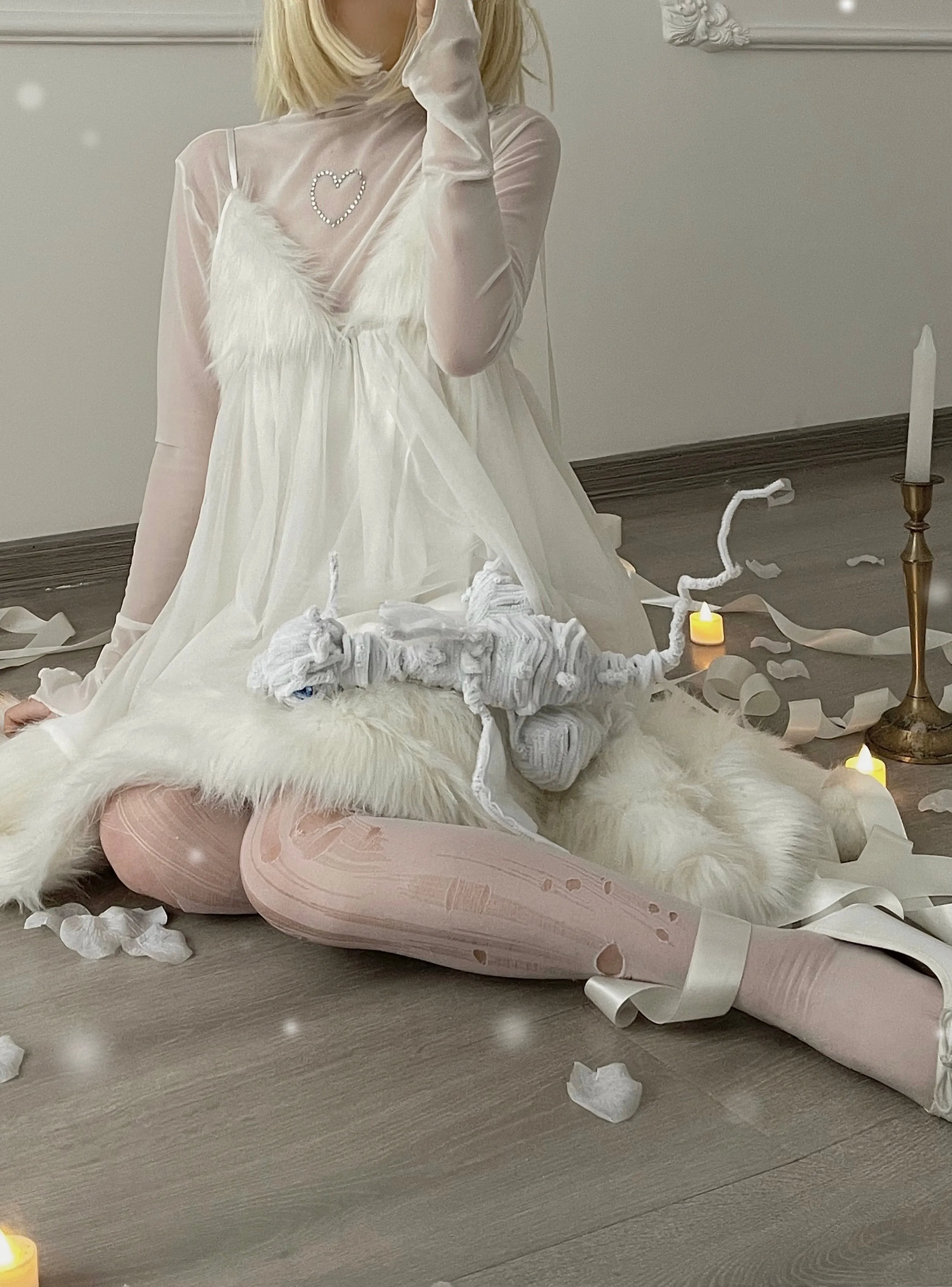 [Limited Edition NoLolita] Fine Snow Dress