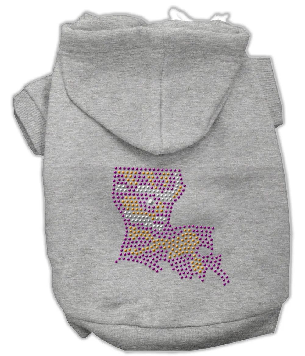Louisiana Rhinestone Hoodie Grey Xs (8)