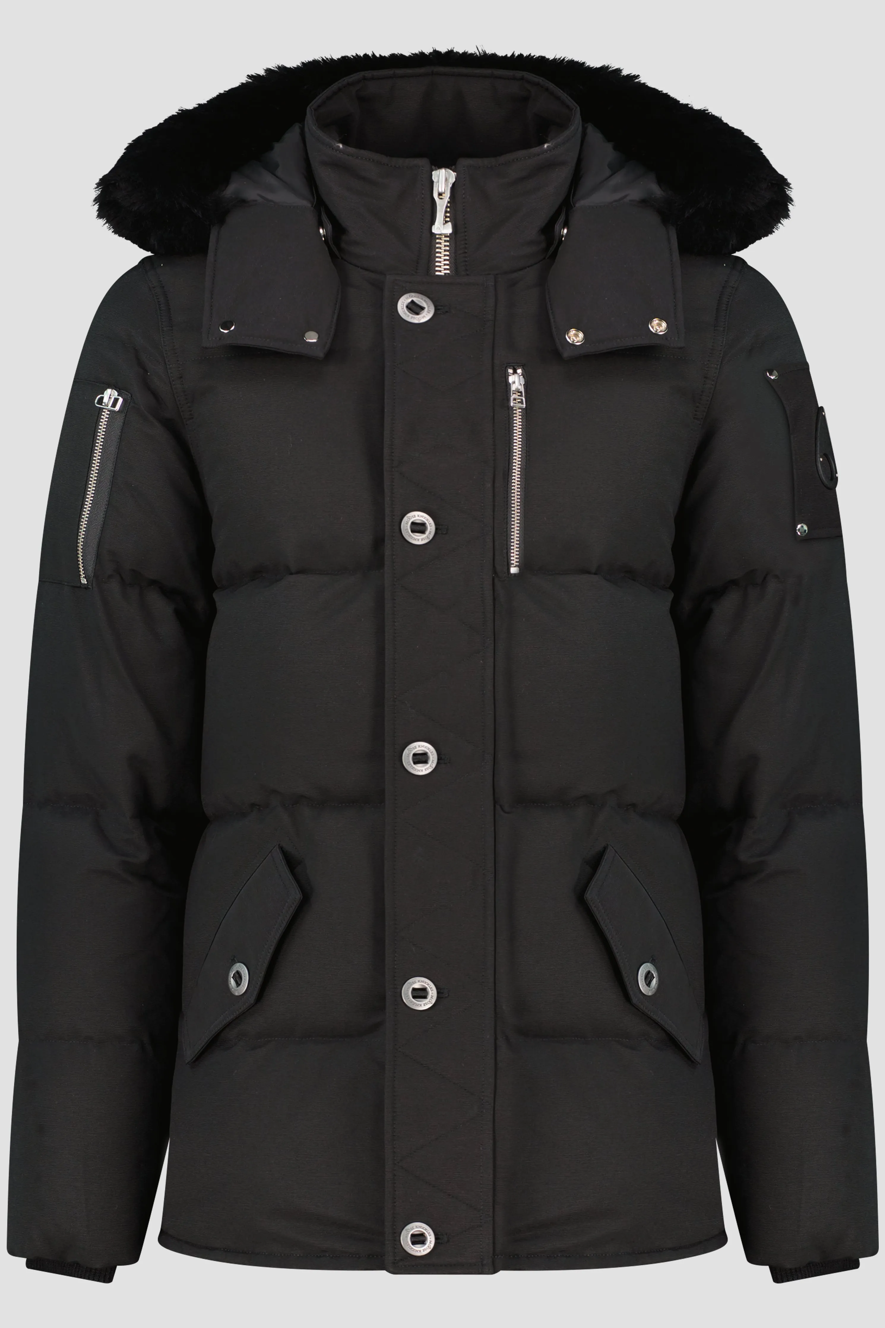 Men's Moose Knuckles Black Original 3Q Jacket