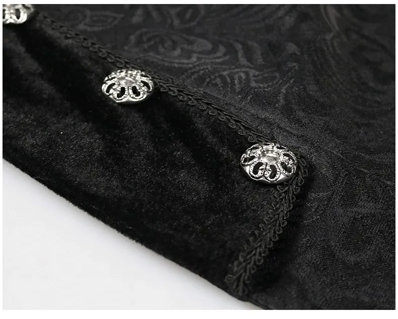 Mens Steampunk Victorian Jacket Gothic Costume Vintage Tuxedo Pirate Tailcoat Coats