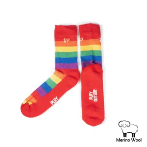 Merino Wool Socks - Play Outside - Grown-Ups