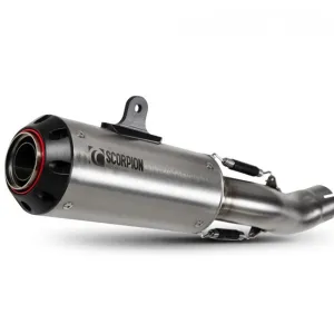MSX 125 Red Power Slip-on Brushed Stainless Steel Sleeve 2021-2023 (PHA199SEO)