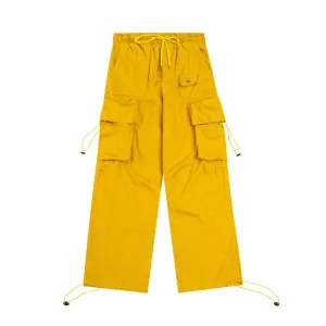 Multi-pocket Cargo Pants Men's Straight-leg Trousers
