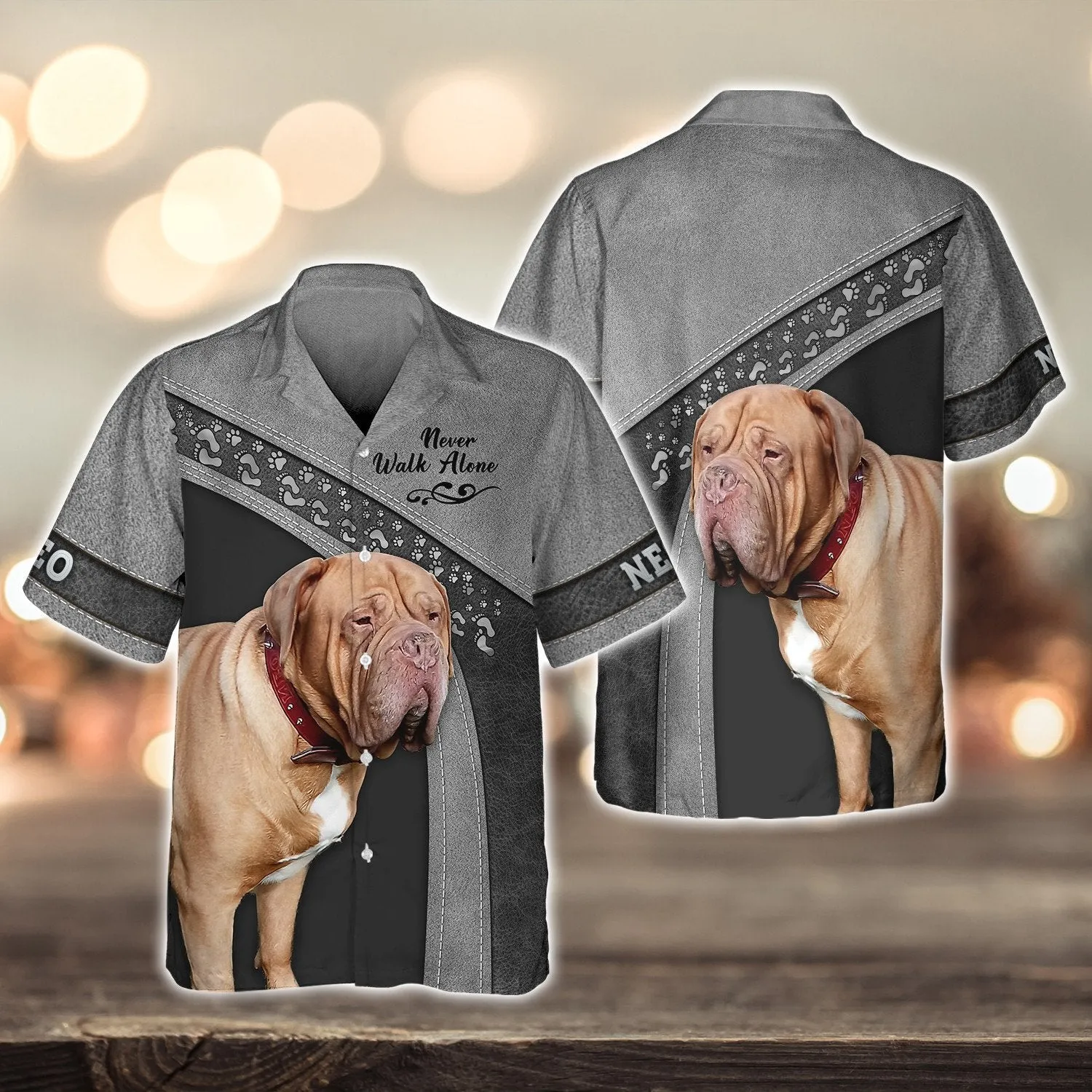 NEO Love Never Walk Alone Love Grey 3D Full Print Shirts, Shirt For Dog Lovers, Dog Memorial Gifts for loss of Dog
