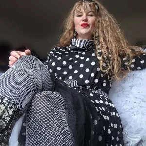 Netzstrumpfhosen - Milk Maid