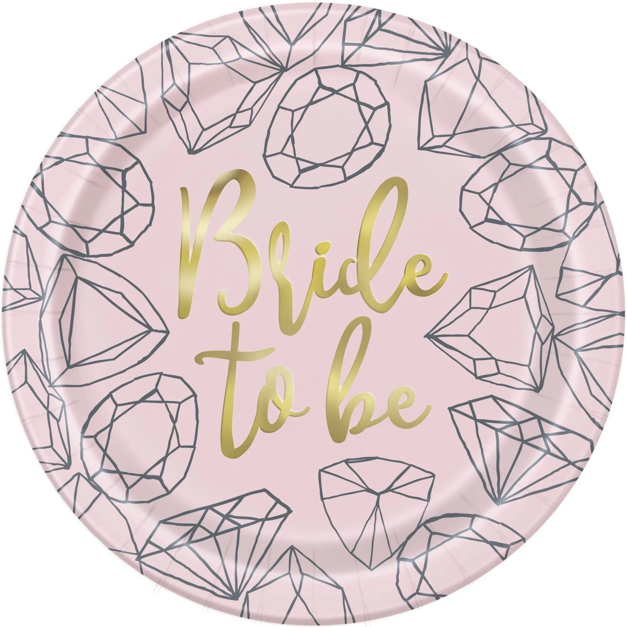 Pack of 8 Bride To Be Paper Plates