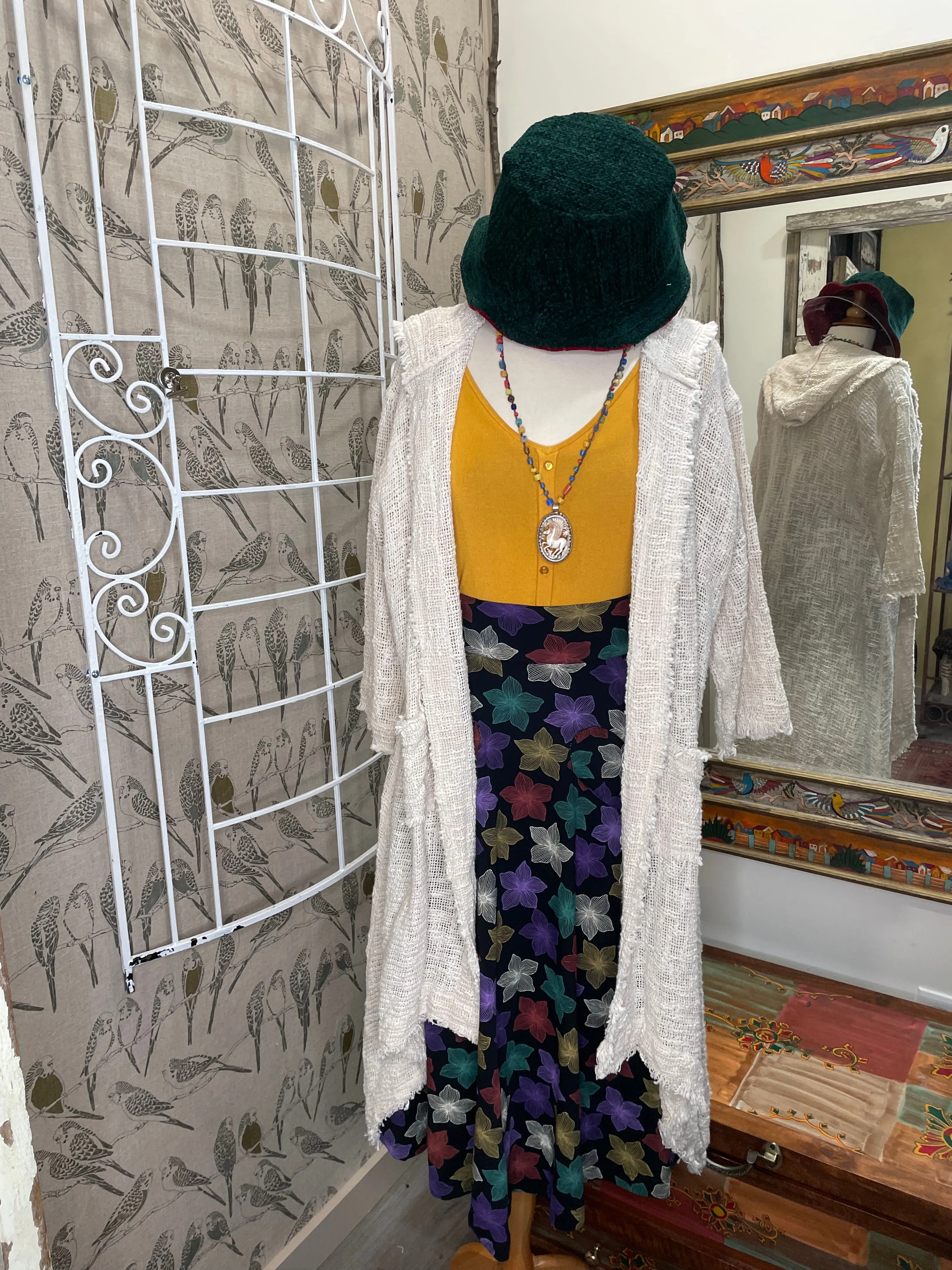 Picnic Skirt in Tropical Print by Effie's Heart