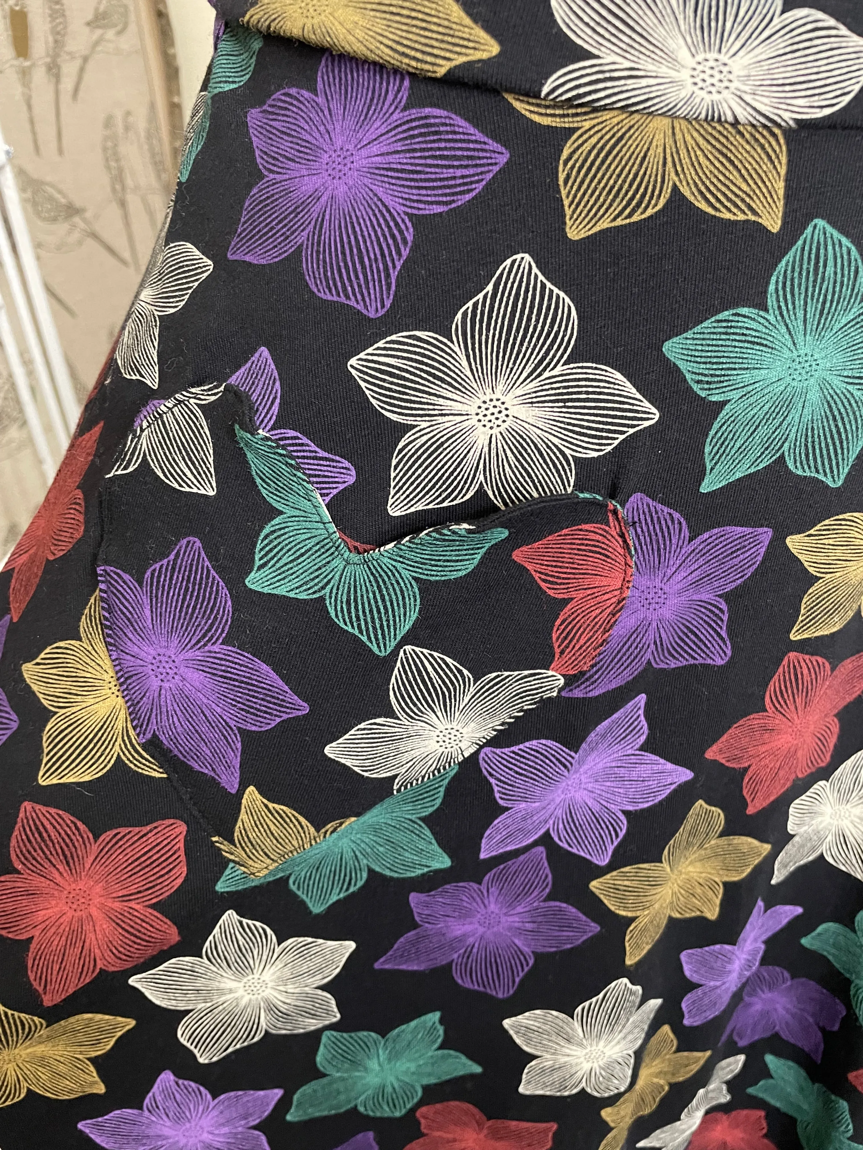 Picnic Skirt in Tropical Print by Effie's Heart