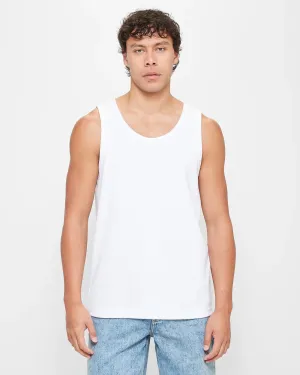 popular  Ribbed Tank Top - Commons - White