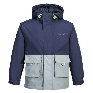 Portwest Delphi Fleece Lined Boys Rain Jacket