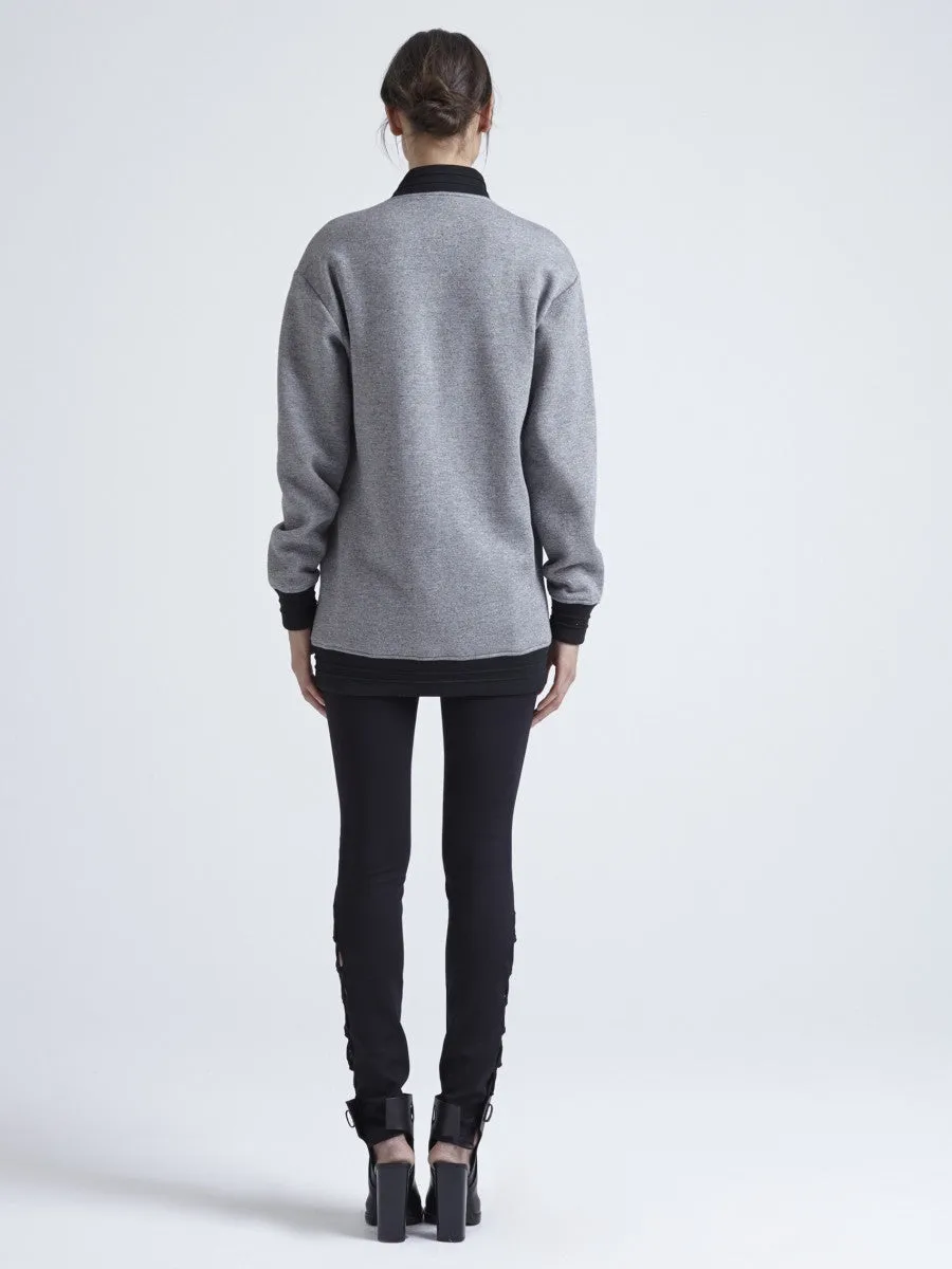 Pride Brushed Fleece Extended Bomber Jacket