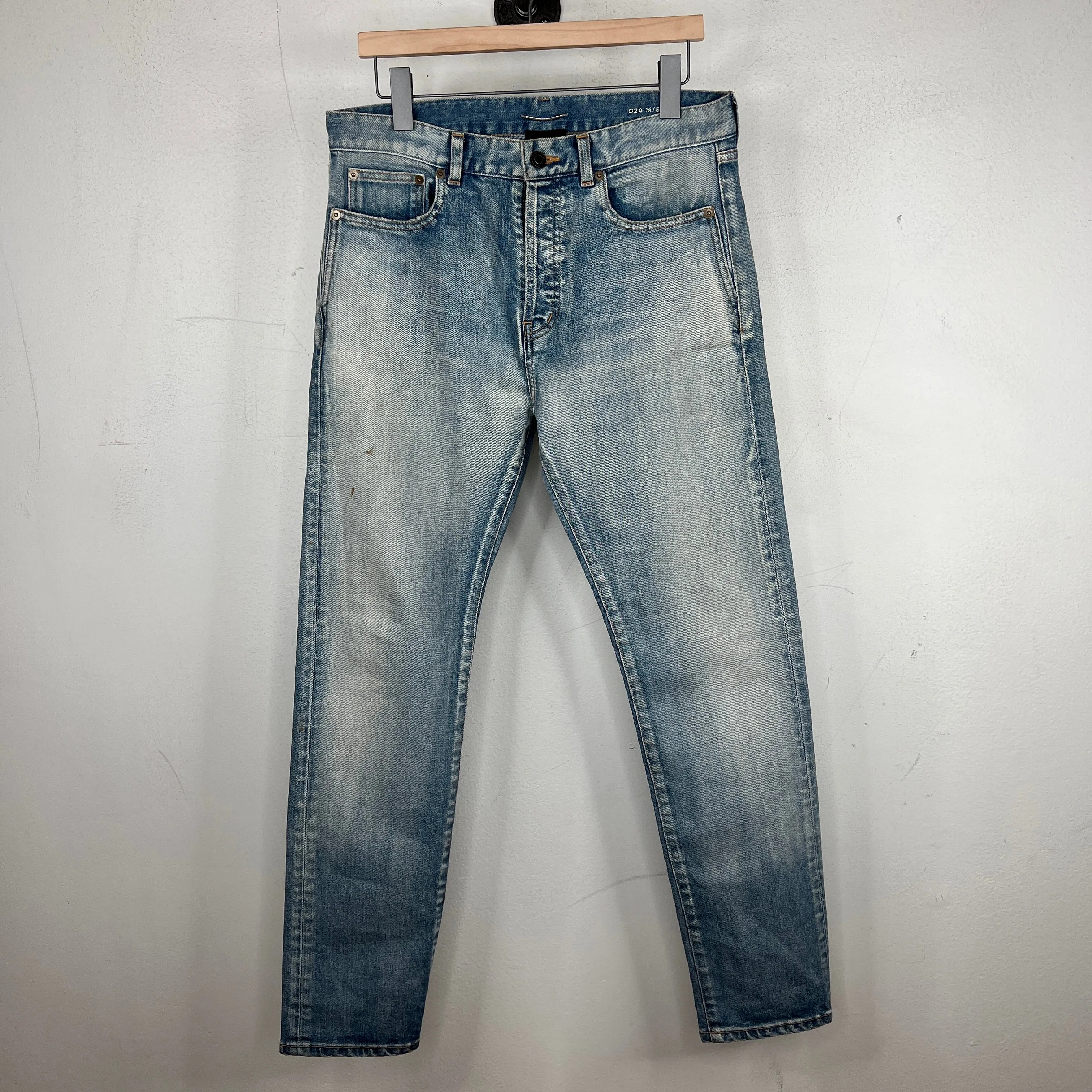 Saint Laurent D20 Light Wash Denim Jeans