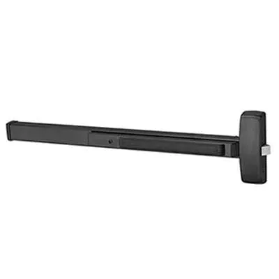 Sargent 12-8888-F-BSP Rim Exit Device, Multi-Function, Exit Only, Fire Rated, 33-36" Device, Grade 1, Non-Handed, BSP Black Suede Powder Coat Finish