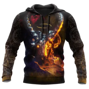 Satanic Skull Hoodie, 3D Satanic Skull With Hoodie, Satanic Skull Gifts