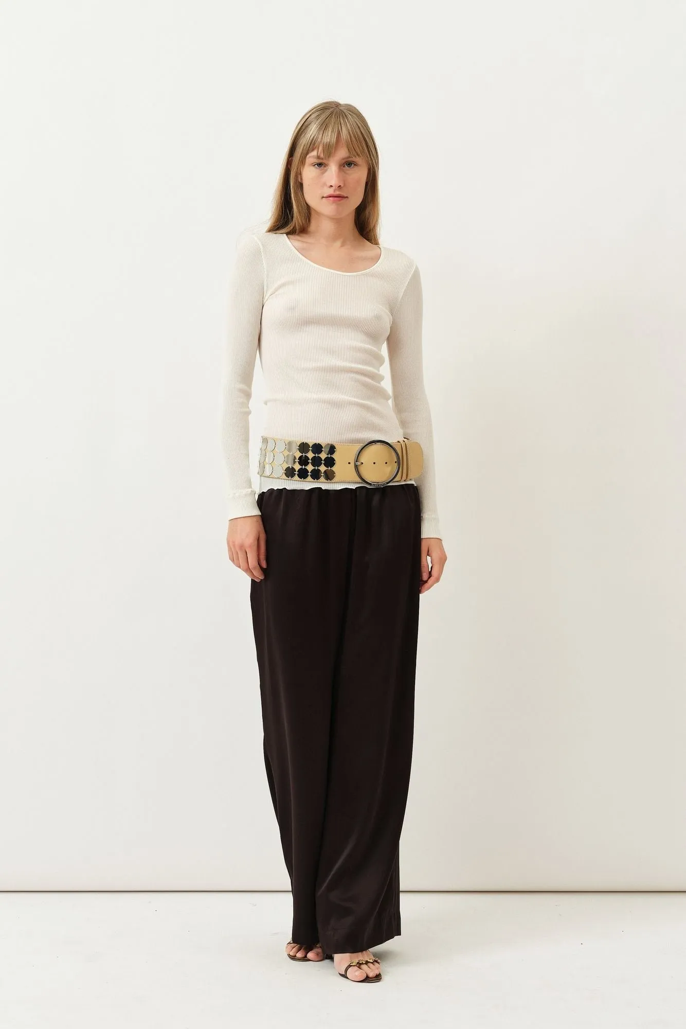 Simona Oscalito Longsleeve Top — Ivory