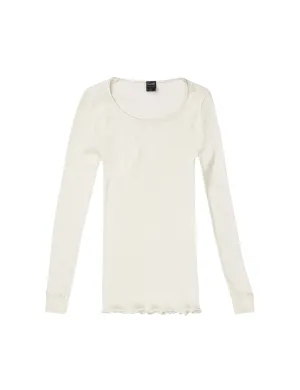 Simona Oscalito Longsleeve Top — Ivory