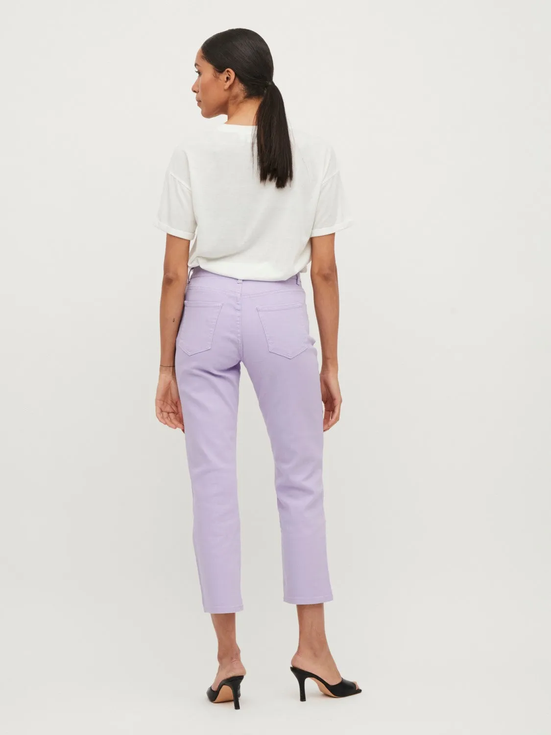 Sommer Straight Leg 7/8 Jeans (Lilac)