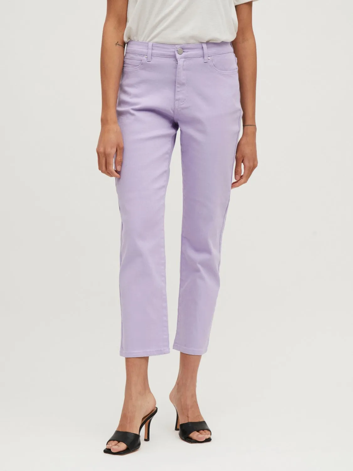 Sommer Straight Leg 7/8 Jeans (Lilac)
