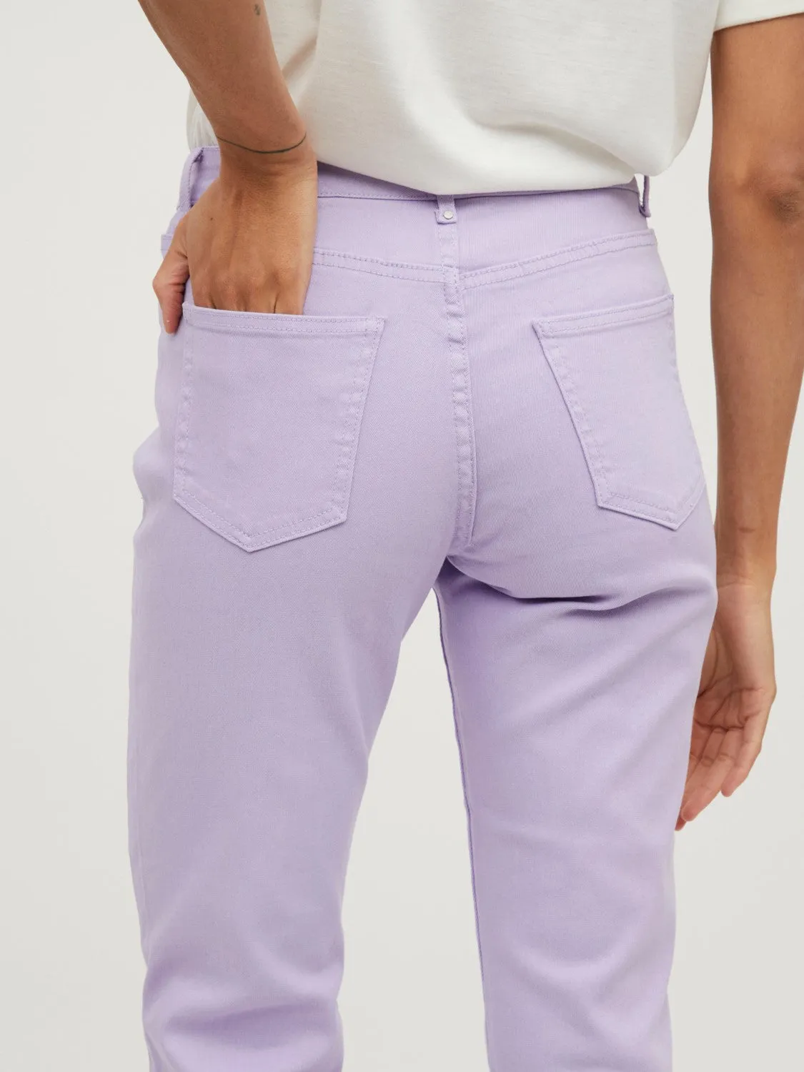 Sommer Straight Leg 7/8 Jeans (Lilac)