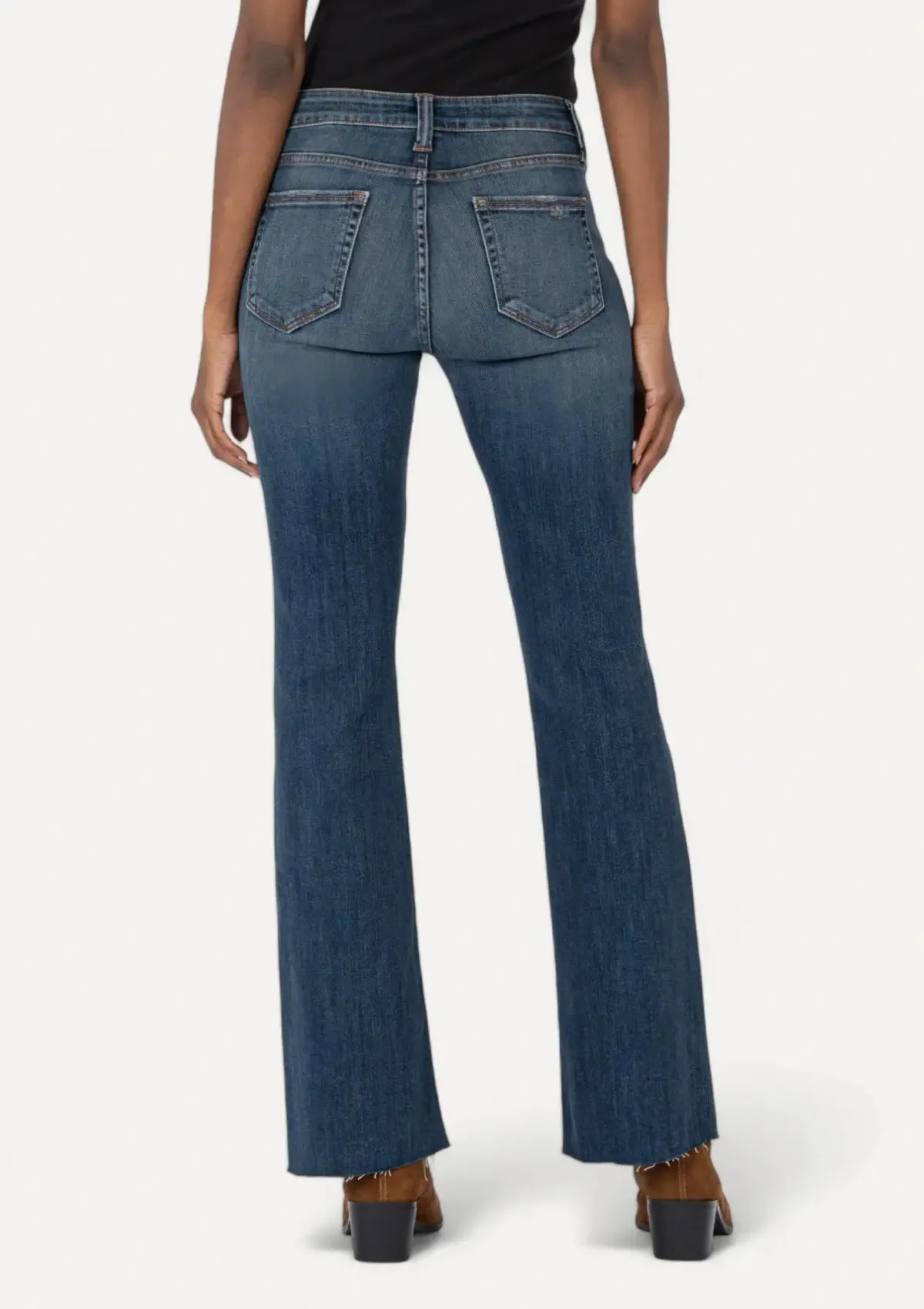 Stella High Rise Flare Jeans - Decent With Dark