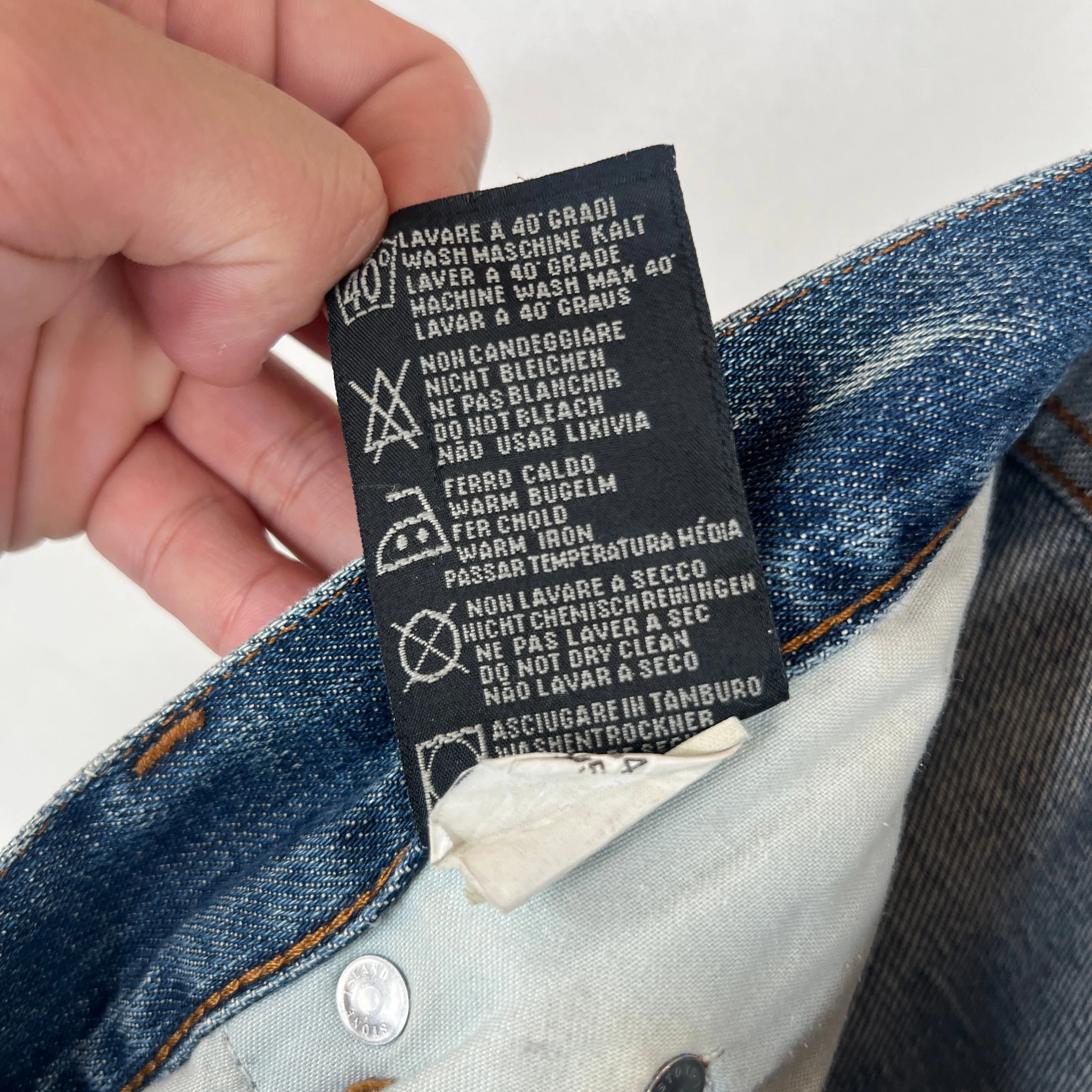 Stone Island Vintage Blue Denim